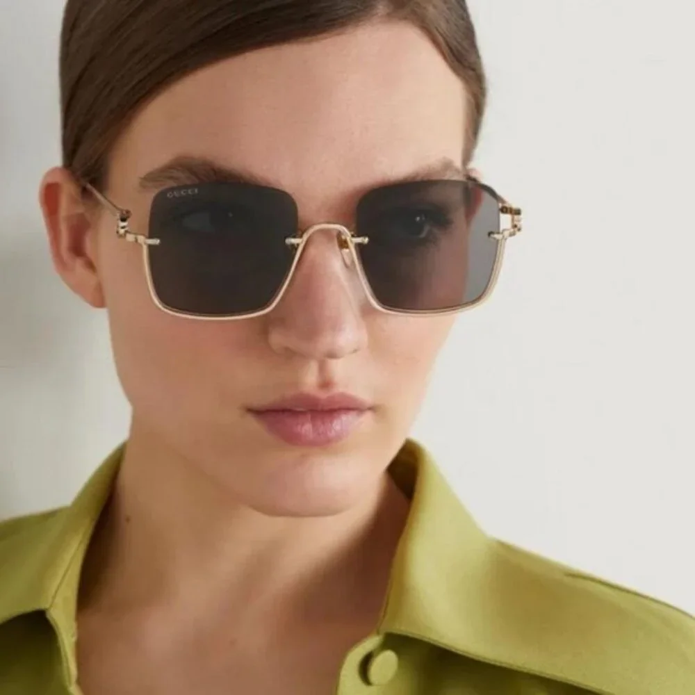 NEW GUCCI GG1279S 001 GOLD/GREY WOMEN SUNGLASSES GUCCI
